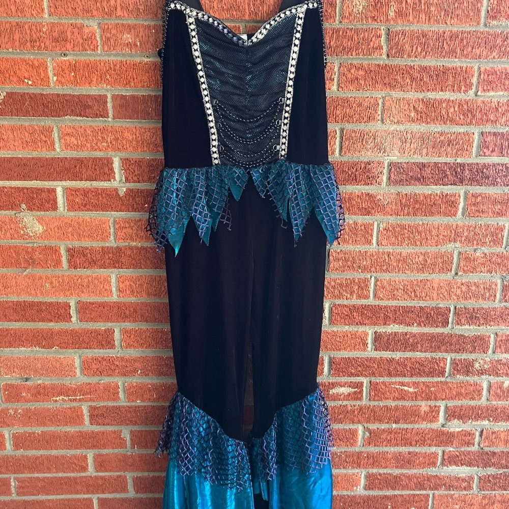 Spirit Black and Blue High Low Jumpsuit